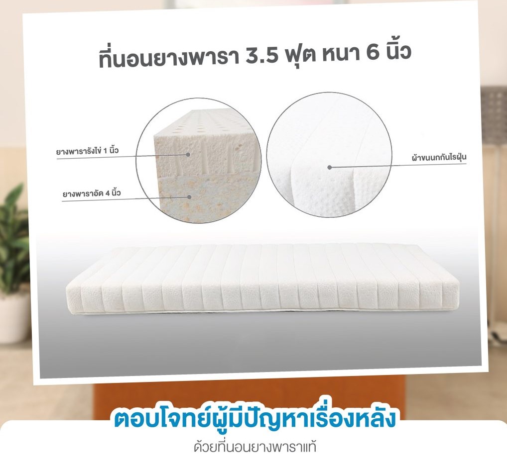 เตียงนอนเพื่อสุขภาพปรับไฟฟ้า PRIMERO SINGLE BED ขนาดใหญ่พิเศษ นอนสบาย 3.5 ฟุต + พร้อมที่นอนสุขภาพยางพาราแท้ + หมอนยางพารา + ชุดผ้าปูที่นอน (รุ่นยอดนิยม)