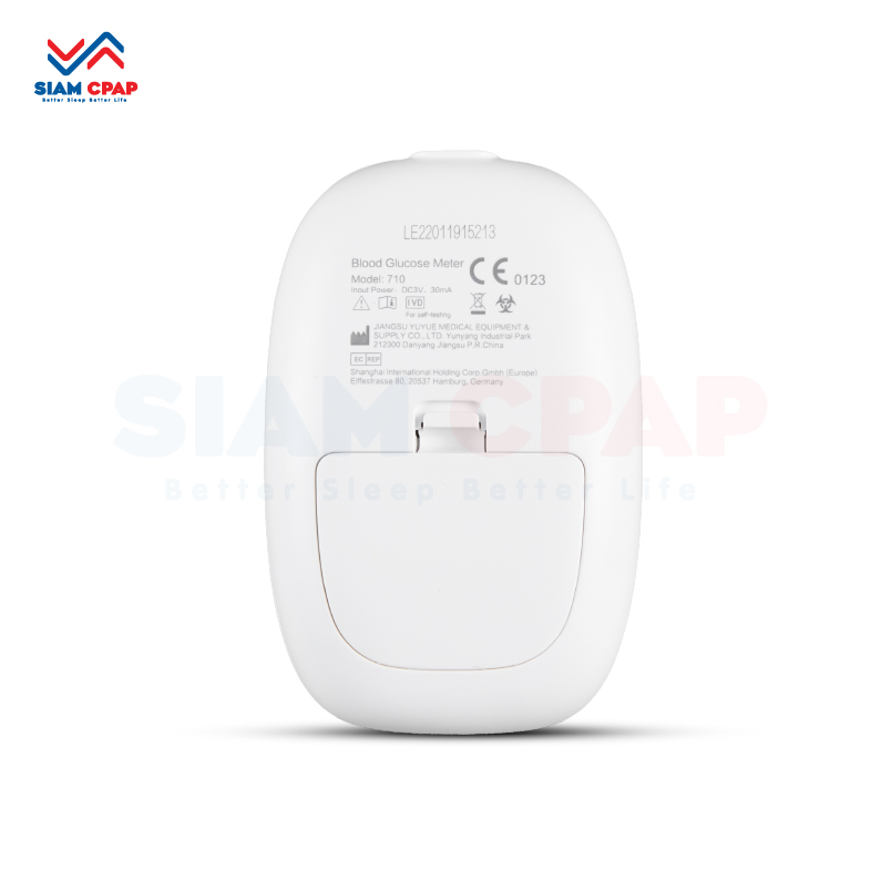 เครื่องตรวจวัดระดับน้ำตาลในเลือด YUWELL Blood Glucose Monitoring System รุ่น 710 ประศูนย์ไทยตลอดอายุการใช้งาน