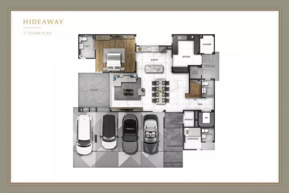 ให้เช่าบ้านเดียวThe Gentry Phatthanakan ** ราคาเพียง 380,000***(N.757)