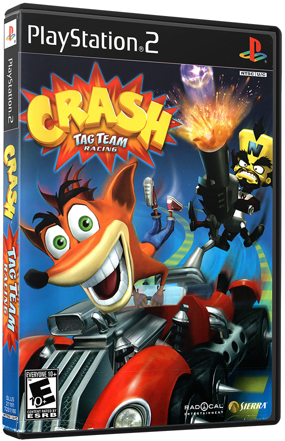 แผ่นเกมส์ PS2 : Crash Tag Team Racing