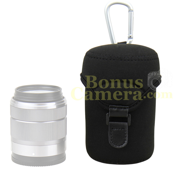 JN-L Lens Pouch ถุงใส่เลนส์ทำจากนีโอพรีนอย่างดี ดีไซน์หรู ปกป้องเลนส์ size 7 cm x 11 cm