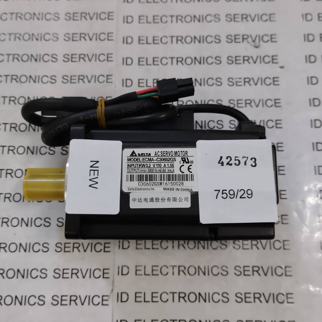 SERVO MOTOR " DELTA " MODEL : ECMA-C30602GS