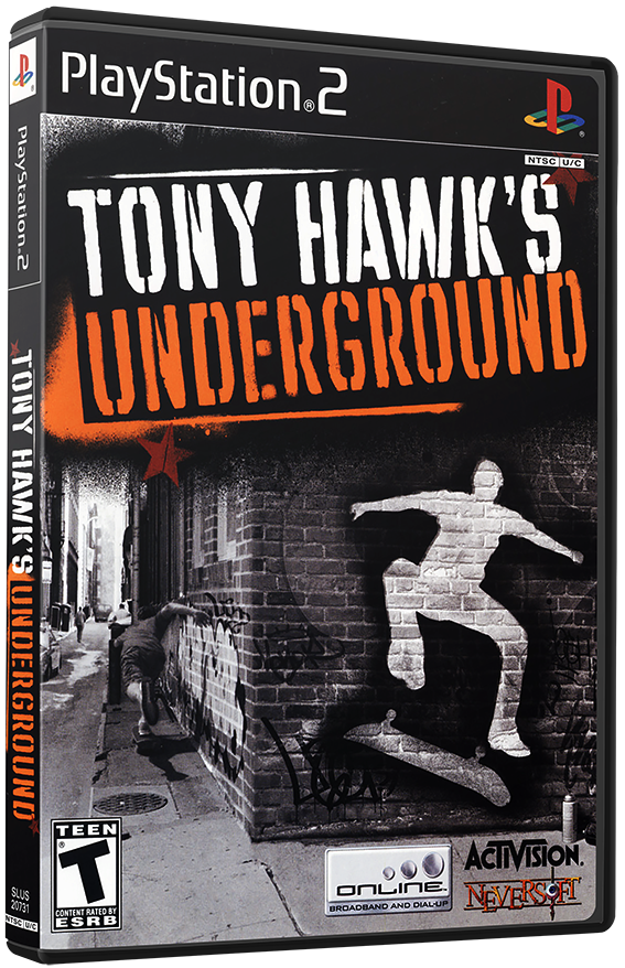 แผ่นเกมส์ PS2 : Tony Hawk's Underground