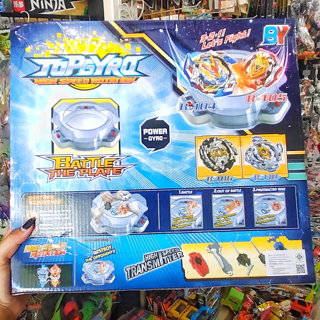 ❗❗ เซ็ทเบย์เบลด พร้อมสนาม มีที่ชูท Beyblade TopGyro ของเล่นลูกข่าง เบย์เบลด ❗❗
