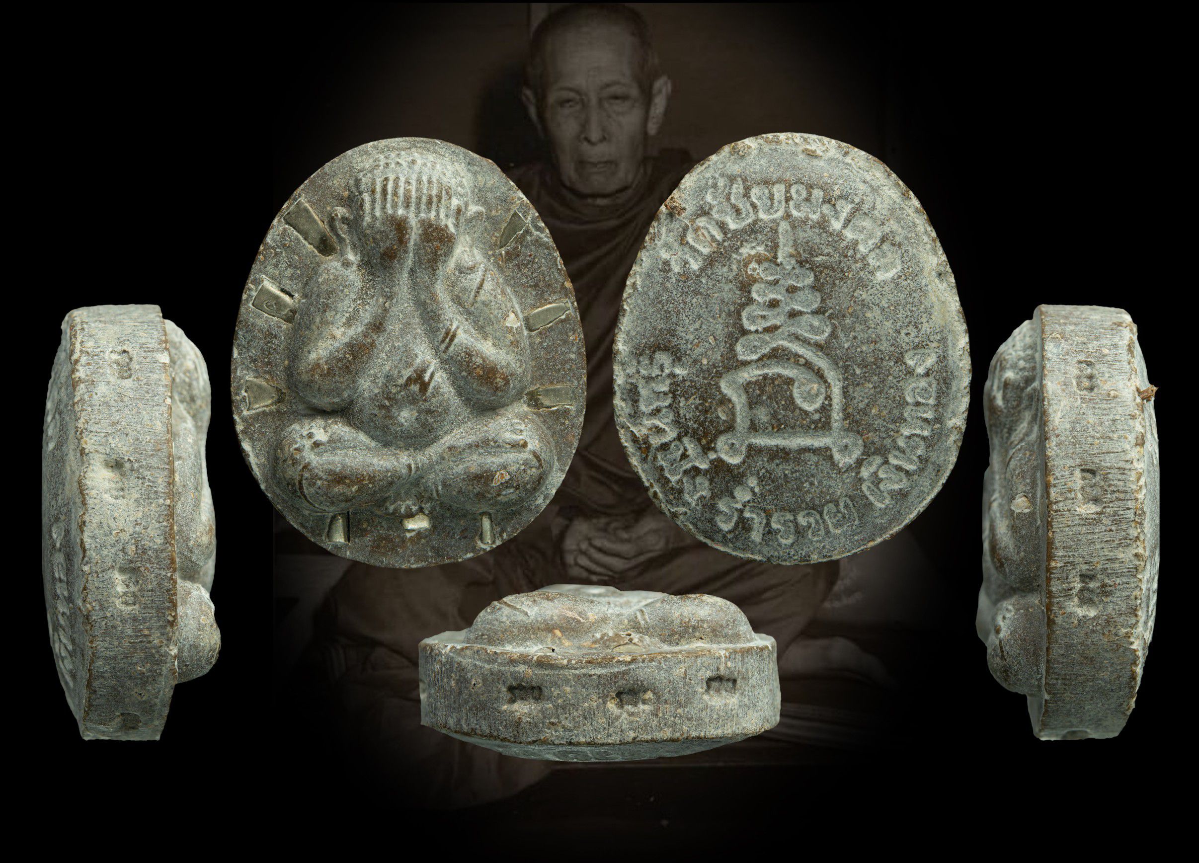 พระปิดตา รุ่นแรก วัดชัยมงคล ปี 2522 เนื้อเกสร หลวงปู่โต๊ะเสก