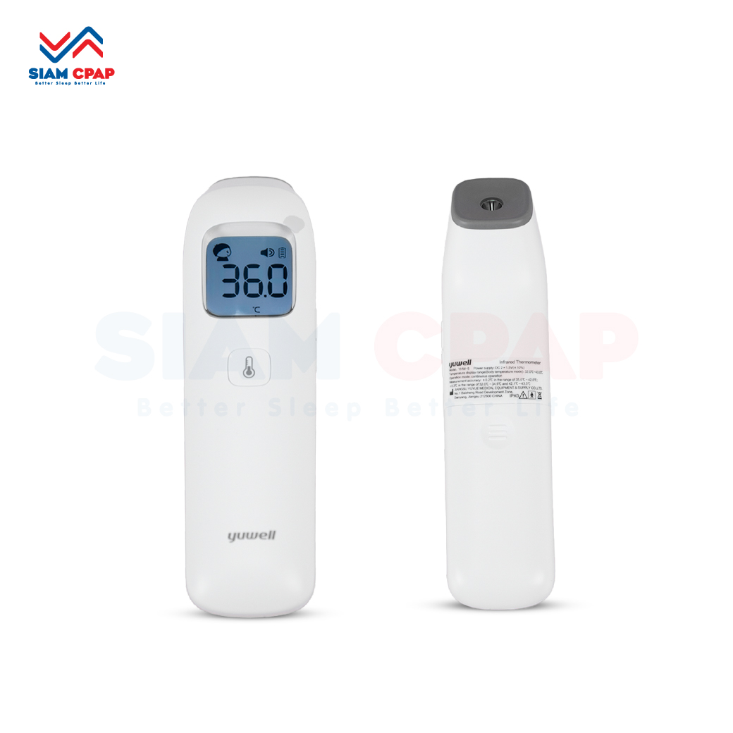 เครื่องวัดอุณหภูมิร่างกายอินฟาเรด Yuwell รุ่น YHW-5 ประกันศูนย์ไทย 2 ปี