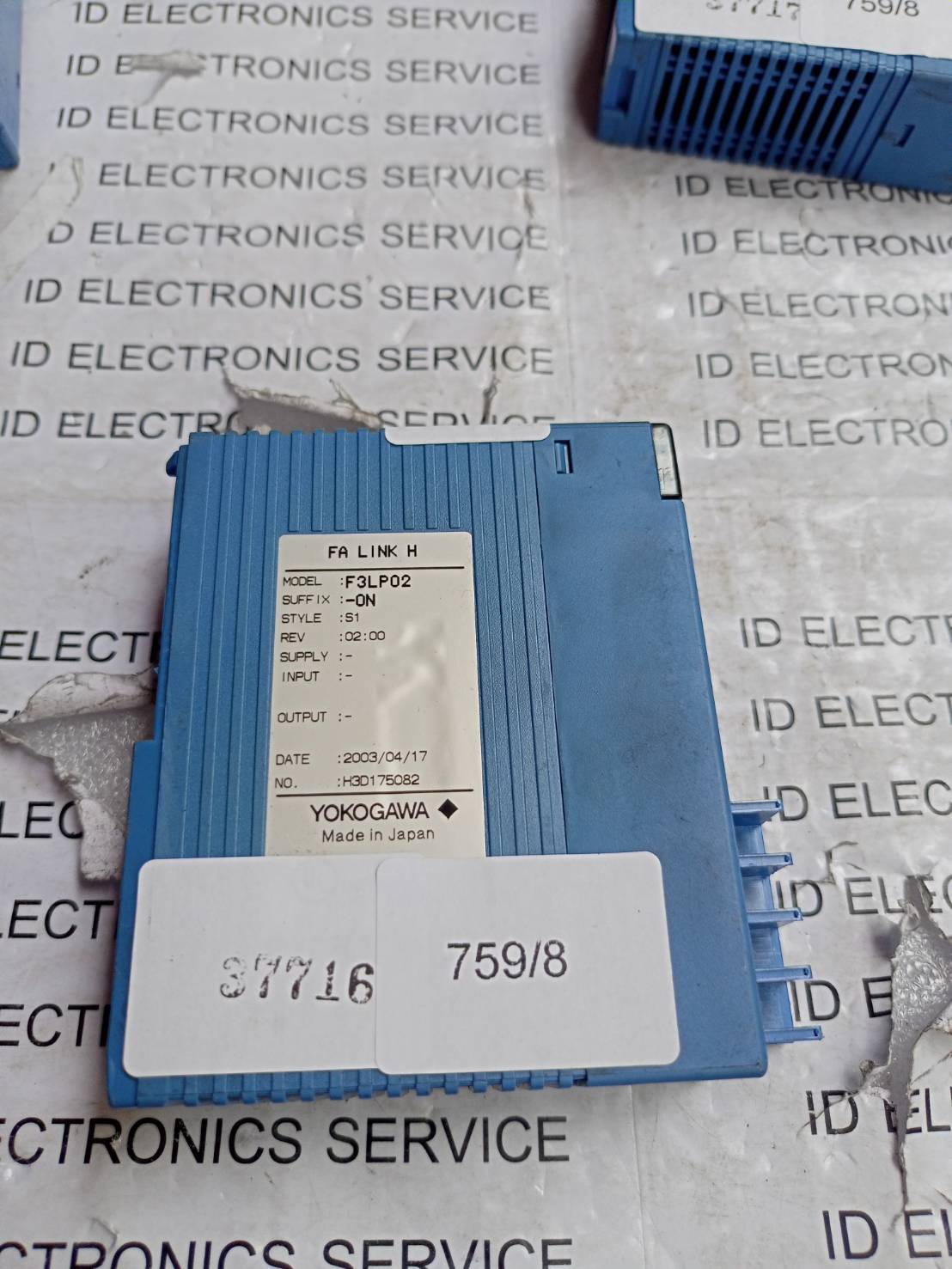 PLC " YOKOGAWA " MODEL : F3LP02-0N