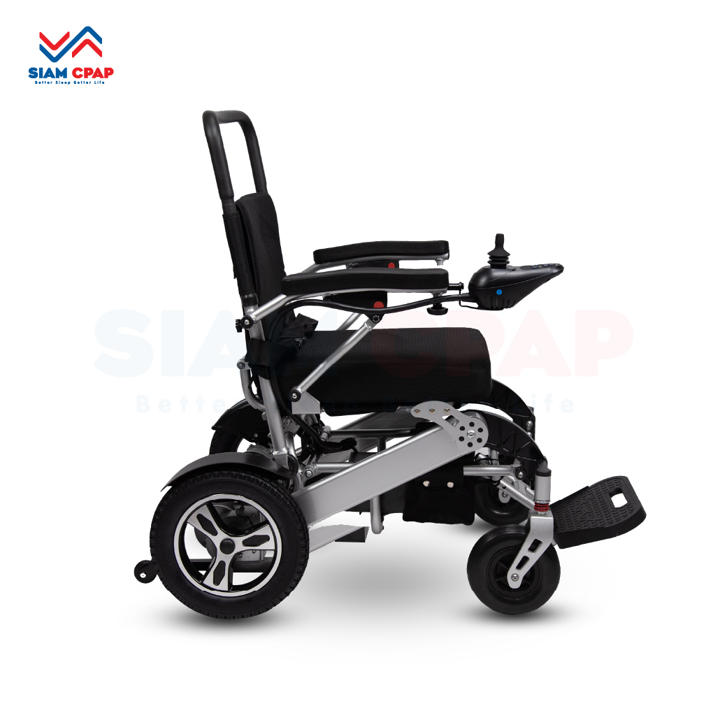 รถเข็นไฟฟ้า แบบพับได้ แบตเตอรี่ลิเธียม รับประกัน 1 ปี