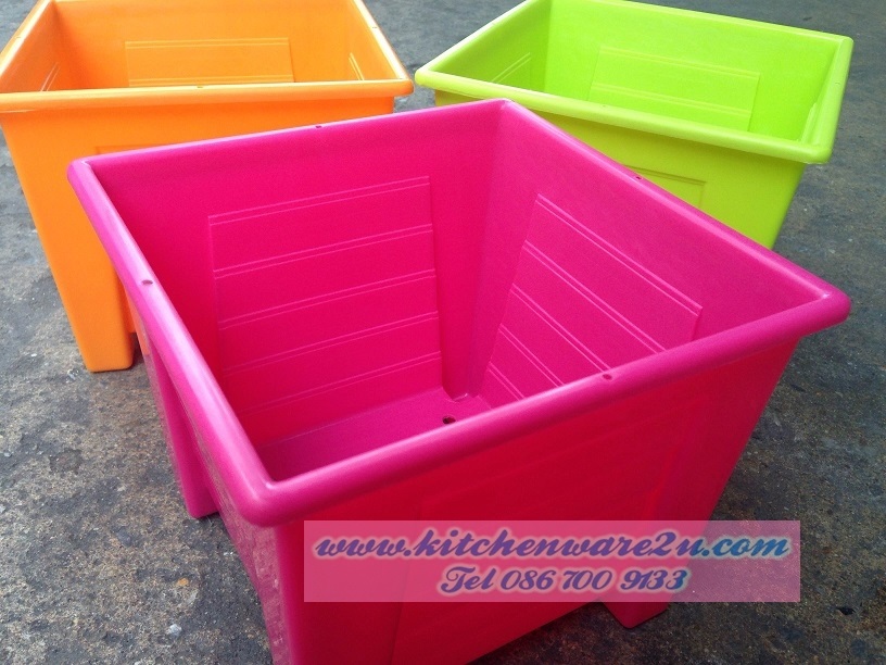 P07588 กระถางต้นไม้ สีหวาน ขายดีมาก 15*15*15 cm ราคาส่งต่อ 1 โหล: 12 ใบ