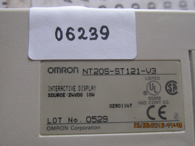 LCD TOUCH SCREEN " OMRON " MODEL : NT20S-ST121-V3