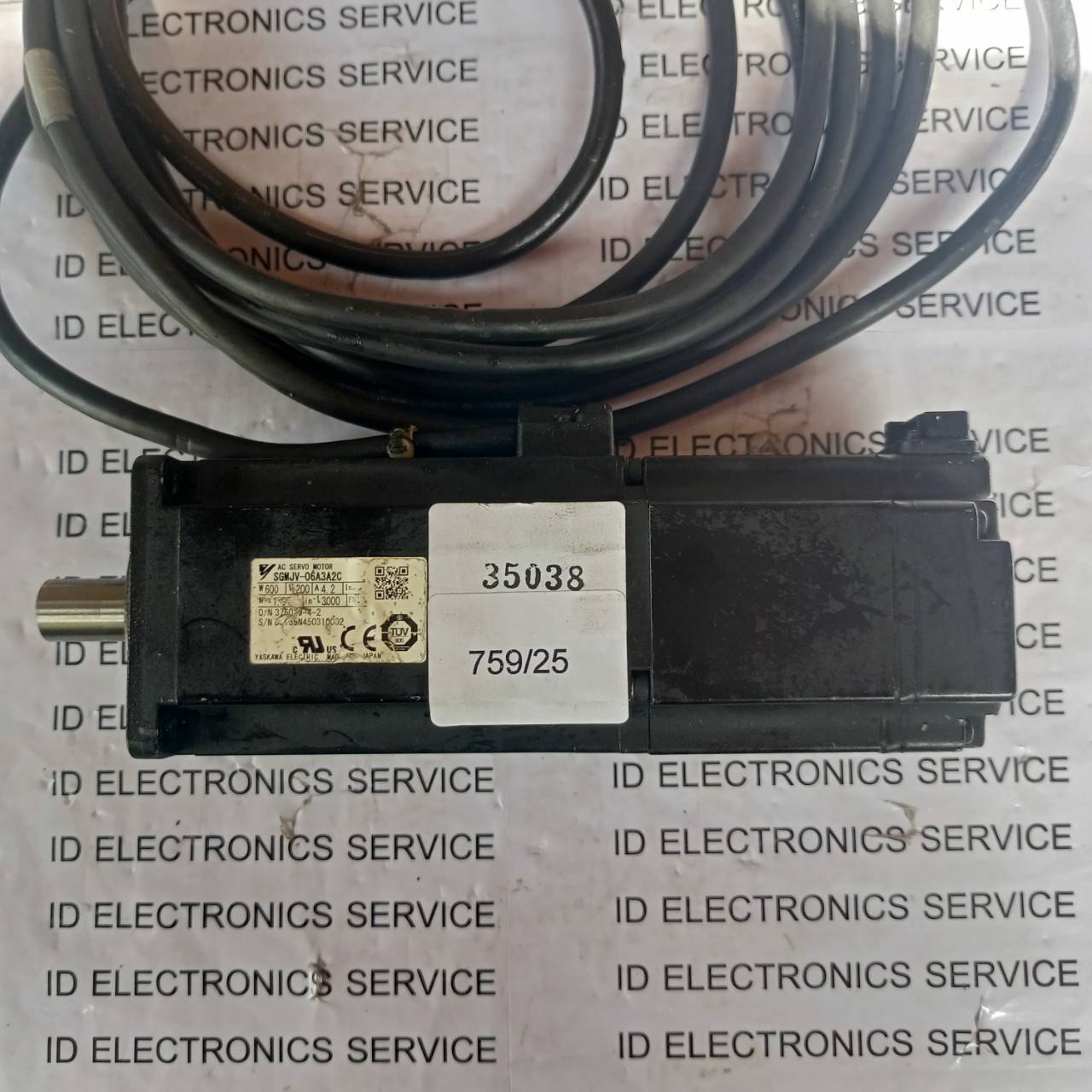 SGMJV-06A3A2C MOTOR "YASKAWA"