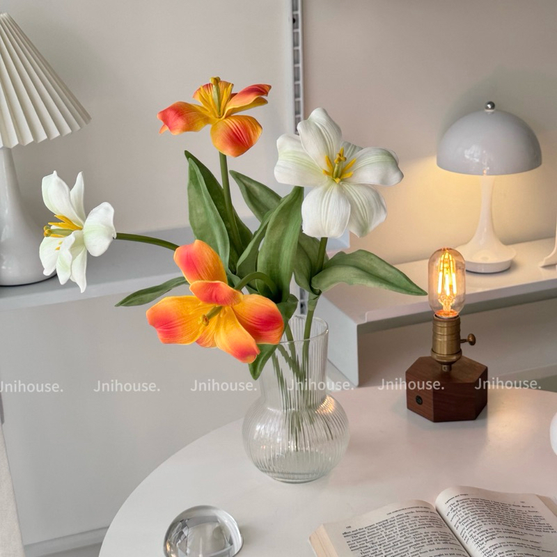 [พร้อมส่ง] Jnihouse : Blooming Tulip ดอกไม้ประดิษฐ์ ดอกทิวลิป