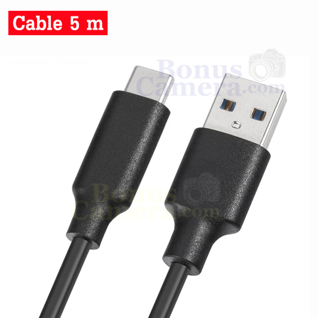 สาย USB ยาว 5 เมตร ใช้ต่อกล้องแคนนอน EOS M6 Mk II PowerShot G5X II,G7X III,V10 เข้าคอมพิวเตอร์ Cable for Canon