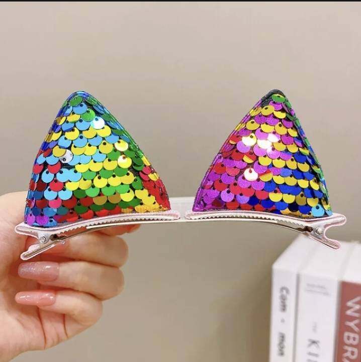 💗มาหยากิ๊ฟช้อป💗 กิ๊บหูแมว กิ๊บโบว์มุก น่ารัก ๆ ฟรุ๊งฟริ๊ง สำหรับเด็กผู้หญิง กิ๊บผู้หญิง แพ็คคู่