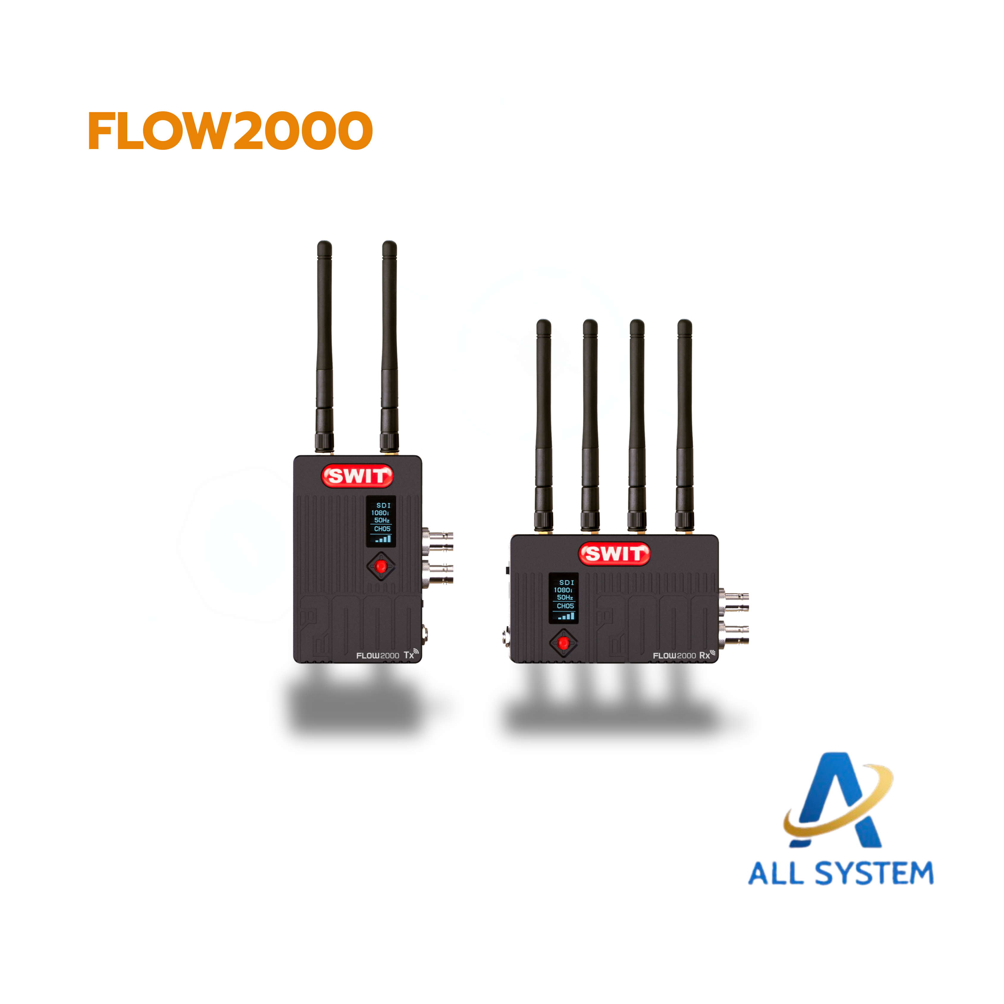 FLOW2000 SWIT SDI&HDMI 2000ft/600m Wireless System (ระยะ 600 เมตร)