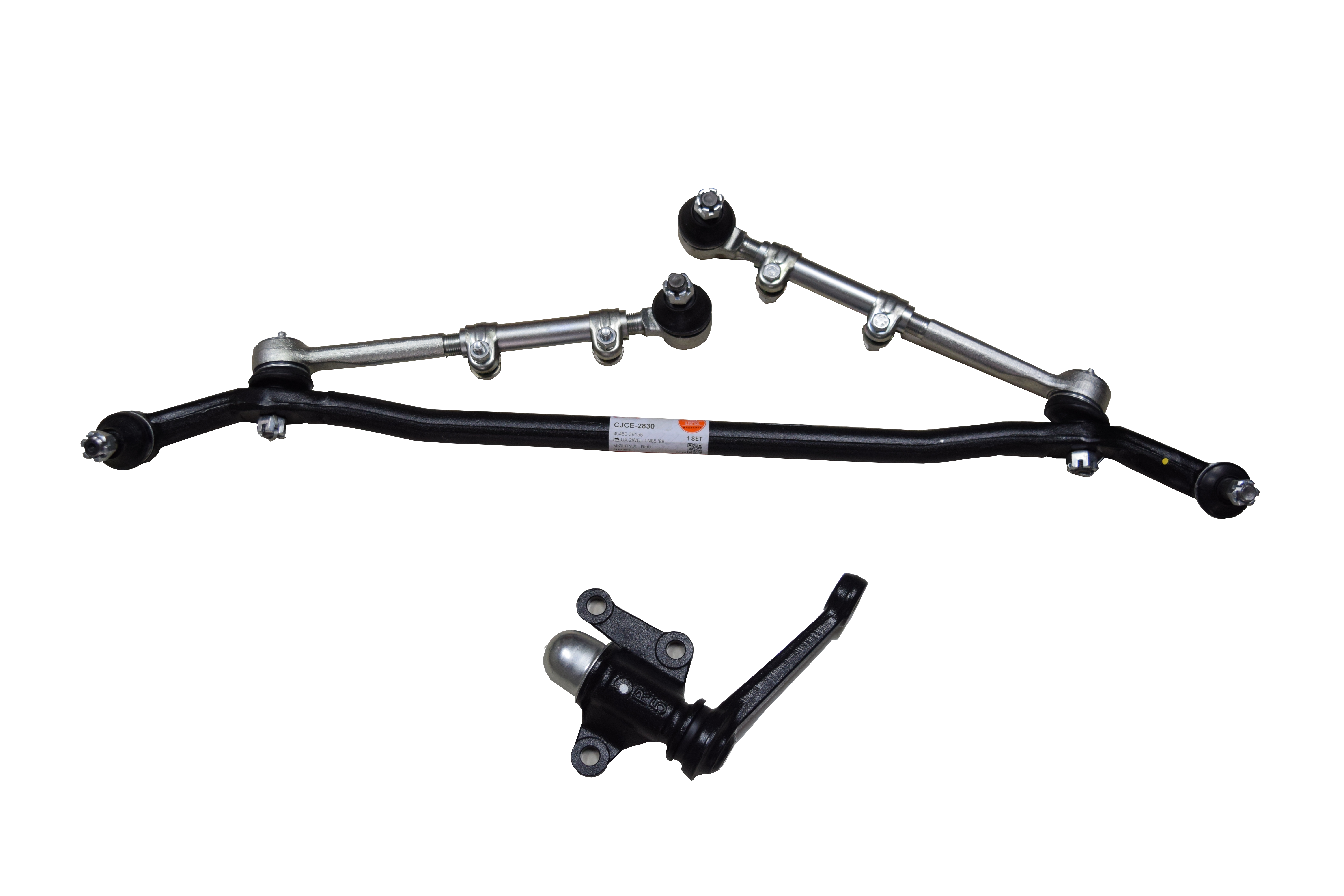 คันส่งกลางยกชุด TOYOTA MIGHTY-X 2WD / LN85, LN90 / โตโยต้า ไมตี้เอ็ก ยกสูง ปี 88-On / 3CE-2830 / พวงมาลัยขวา (CENTER LINK, ROD END) ยี่ห้อ 333 (ยกชุด)
