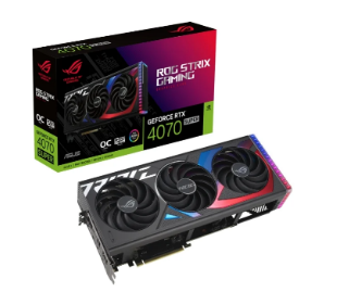VGA ASUS GEFORCE RTX 4070 SUPER ROG STRIX O12G GAMING - 12GB GDDR6