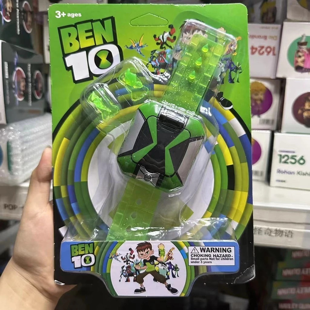 นาฬิกา นาฬิกาโปรเจคเตอร ์ Ben 10 นาฬิกาสำหรับเด็ก ของเล่นสำหรับเด็ก