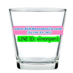 P10027 แก้วใส 9 ออนซ์ (8.4 x8.4 x 8.75 cm.) No.55 ขายยกลัง (ราคาส่งต่อกล่อง: กล่องละ 6 โหล : 72 ใบ)