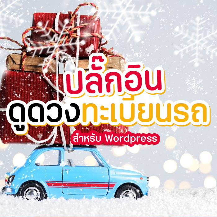 ปลักอินดูดวงทะเบียนรถ