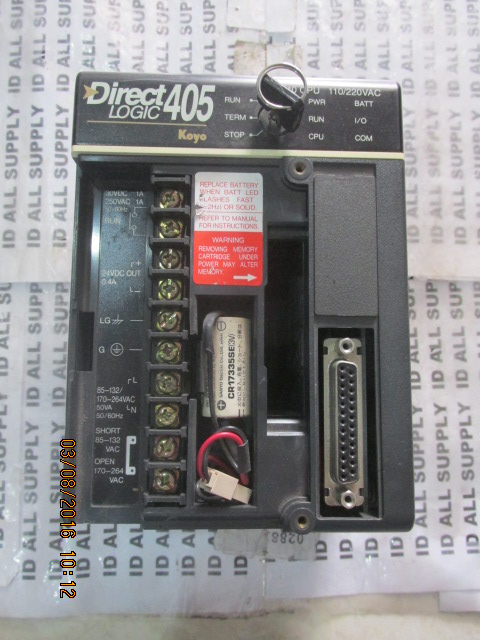 PLC " KOYO " MODEL : DIRECT405