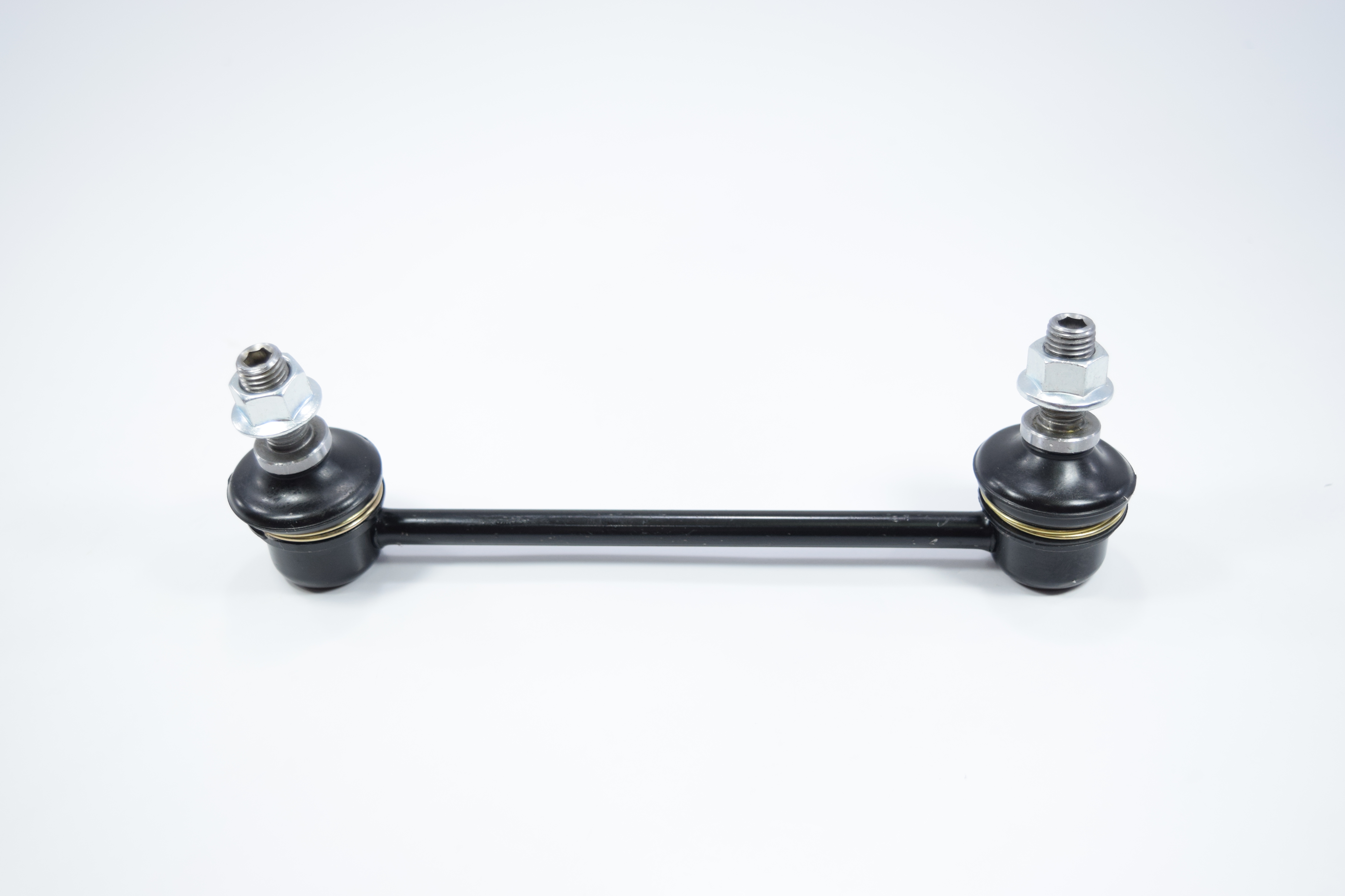 ลูกหมากกันโคลงหน้า MAZDA MAZDA 626 มาสด้า / ขนาด ยาว A 156 mm. เกลียวเสื้อ B 10 mm. ตัวเลขบอกทิศ C 24' / 3L-1611 / ยี่ห้อ 333 (1คู่ 2 ตัว) (STABILIZER LINK FRONT) (ซ้าย / ขวา)