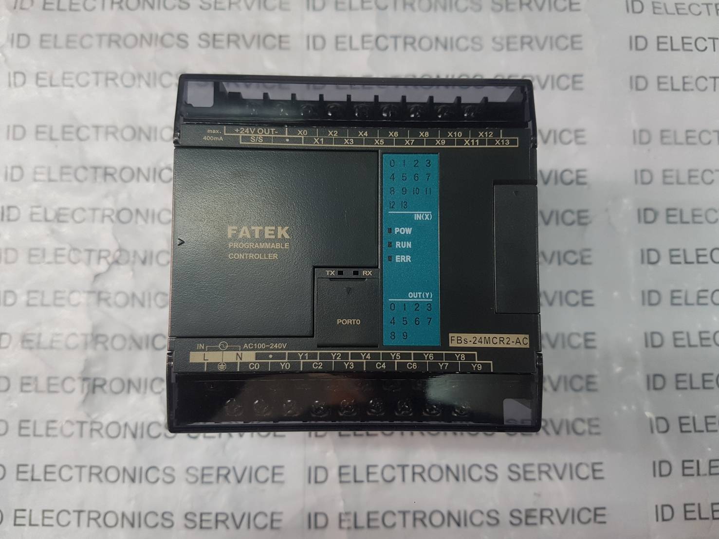 PLC " FATEK " MODEL : FBS-24MCR2-AC