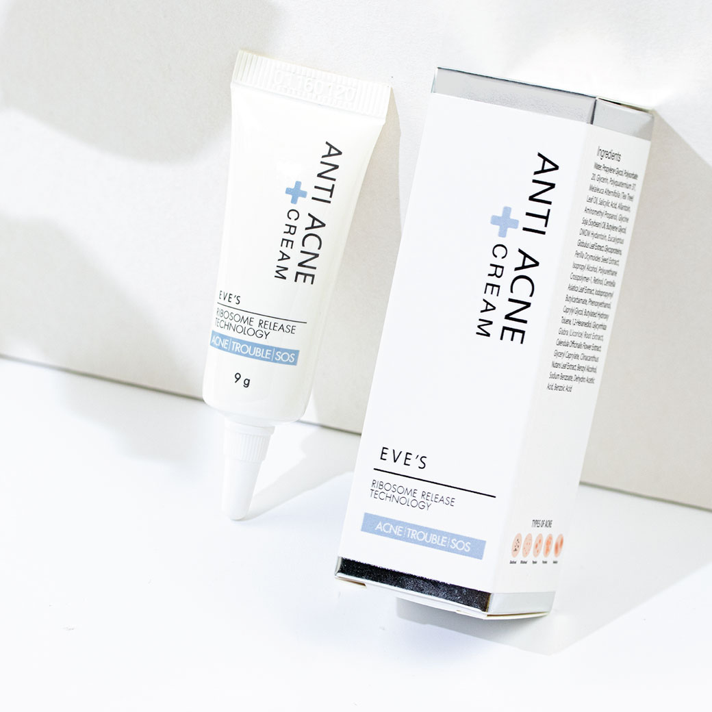 ANTI ACNE CREAM ครีมแต้มสิว ลดการอักเสบบวมแดงของสิว ช่วยให้สิวยุบและแห้งไว