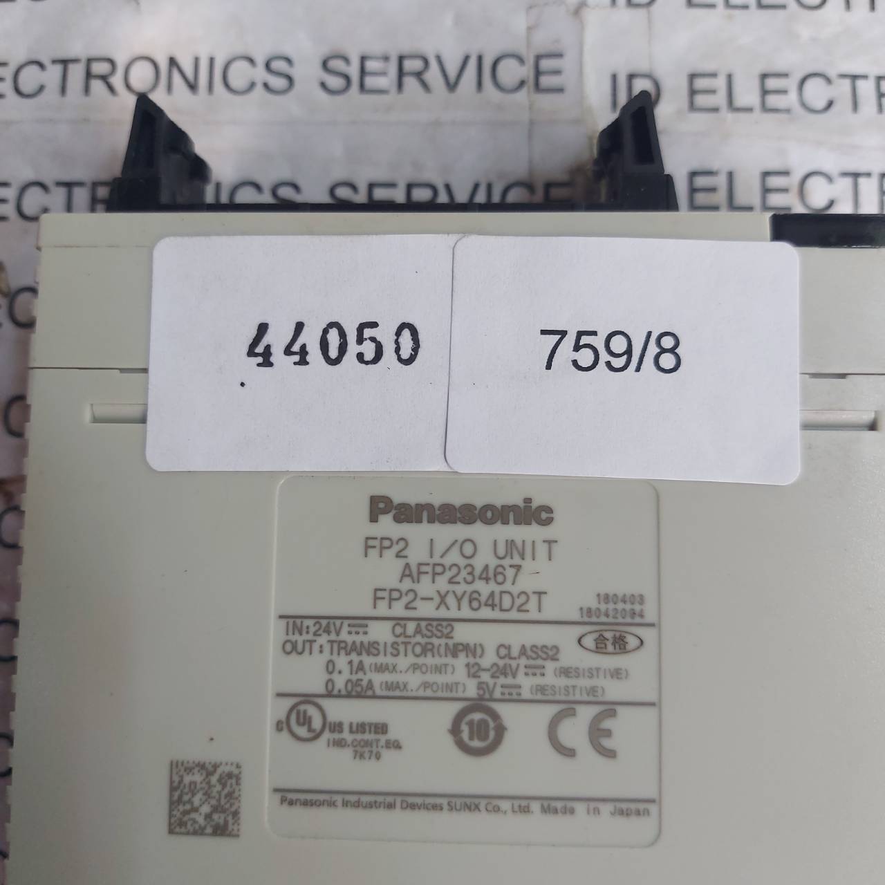 PLC " PANASONIC " MODEL : FP2-XY64D2T