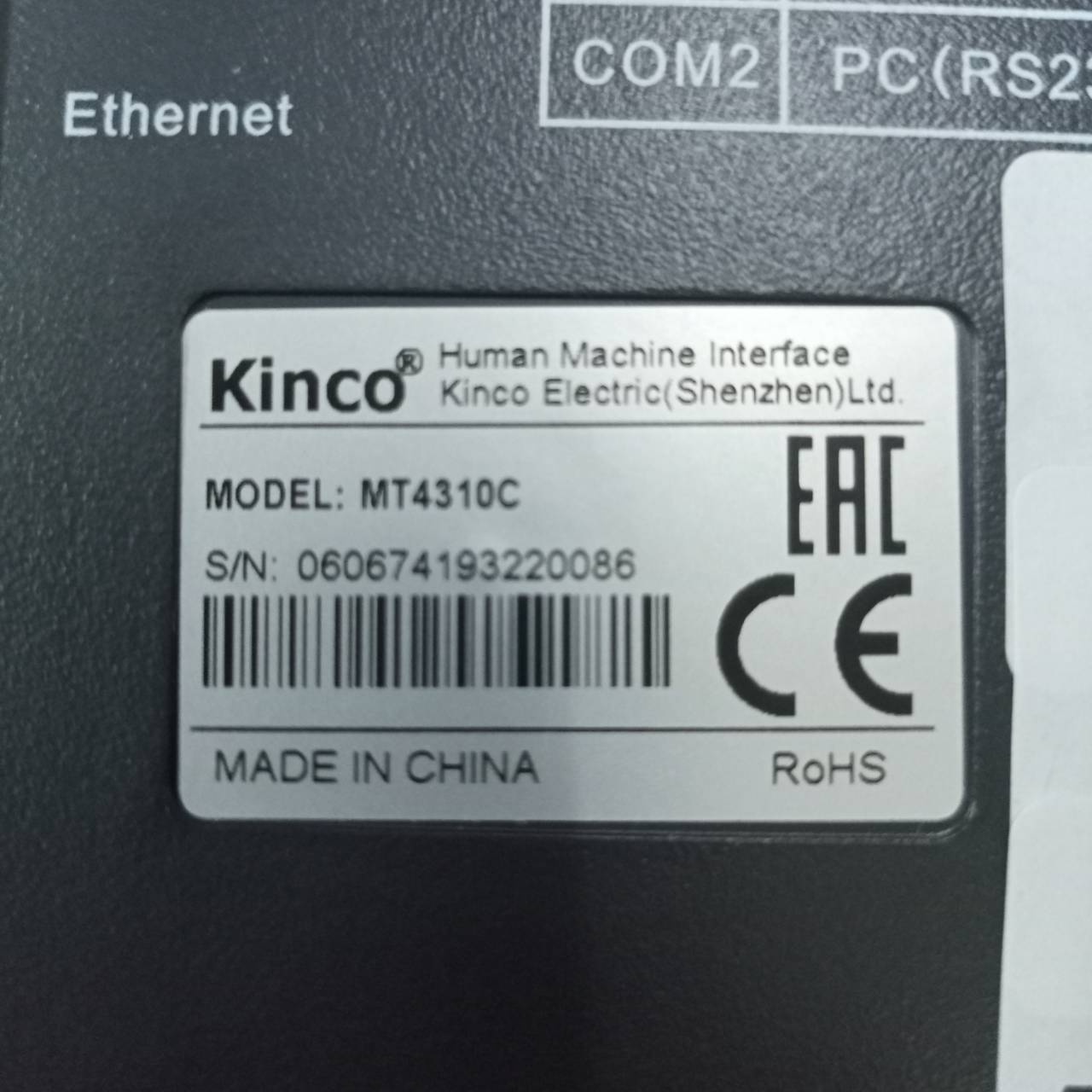 LCD TOUCH SCREEN " KINCO " MODEL : MT4310C