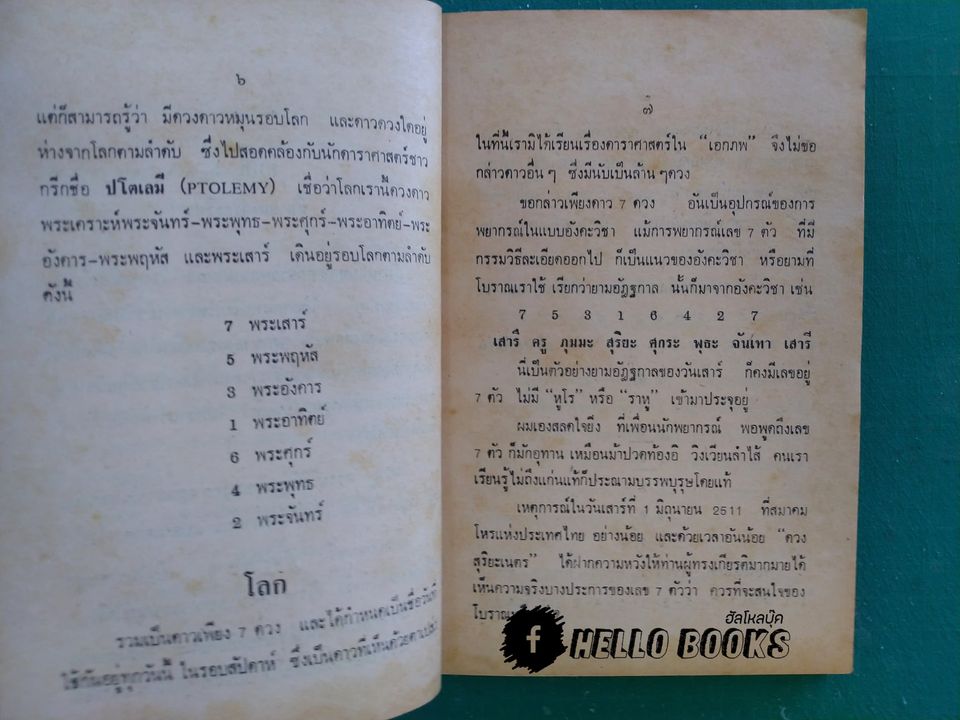 ตำราโหราศาสตร์พม่า อังคะวิชาธาตุ