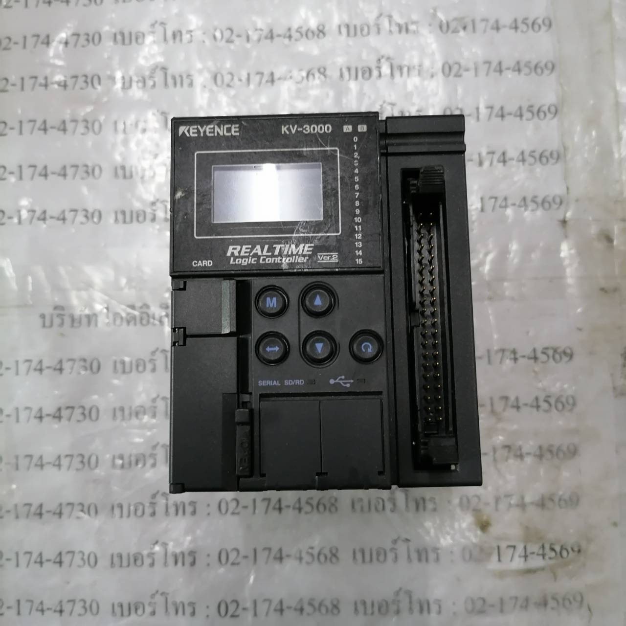 PLC " KEYENCE " MODEL : KV-3000