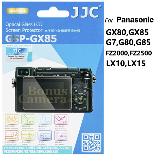 GSP-GX85 กระจกกันรอยจอ Panasonic GX80,GX85,G7,G80,G85,FZ2000,FZ2500,LX10,LX15 LCD Screen Protector