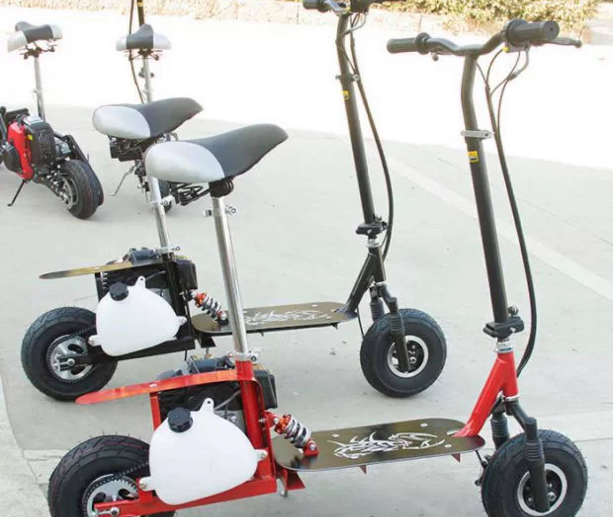 สกูตเตอร์น้ำมัน Gasoline scooter โซน-เอ็กซ์(ZONE-X) ZX-ST49 49cc 2-จังหวะ 35km/h 4“