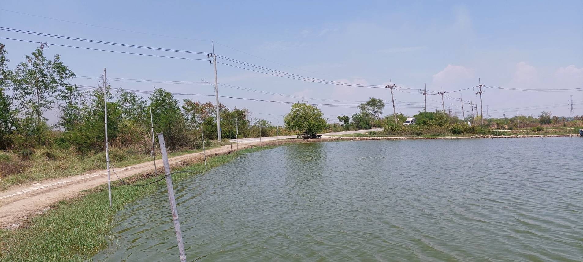 • ขาย ที่ดิน เนื้อที่ 8 ไร่ ถนนจรัญยานนท์ อำเภอบางปะกง ฉะเชิงเทรา • เป็นที่ดินบ่อกุ้ง/บ่อปลา อยู่ติดคลองสำโรง ใกล้ถนนบางนา-ตราด • เหมาะสำหรับธุรกิจบ่อตกปลา/ตกกุ้ง เลี้ยงปลาเลี้ยงกุ้ง หรือร้านอาหาร.