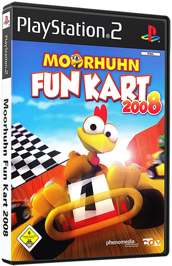 แผ่นเกมส์ PS2 : Moorhuhn Fun Kart 2008