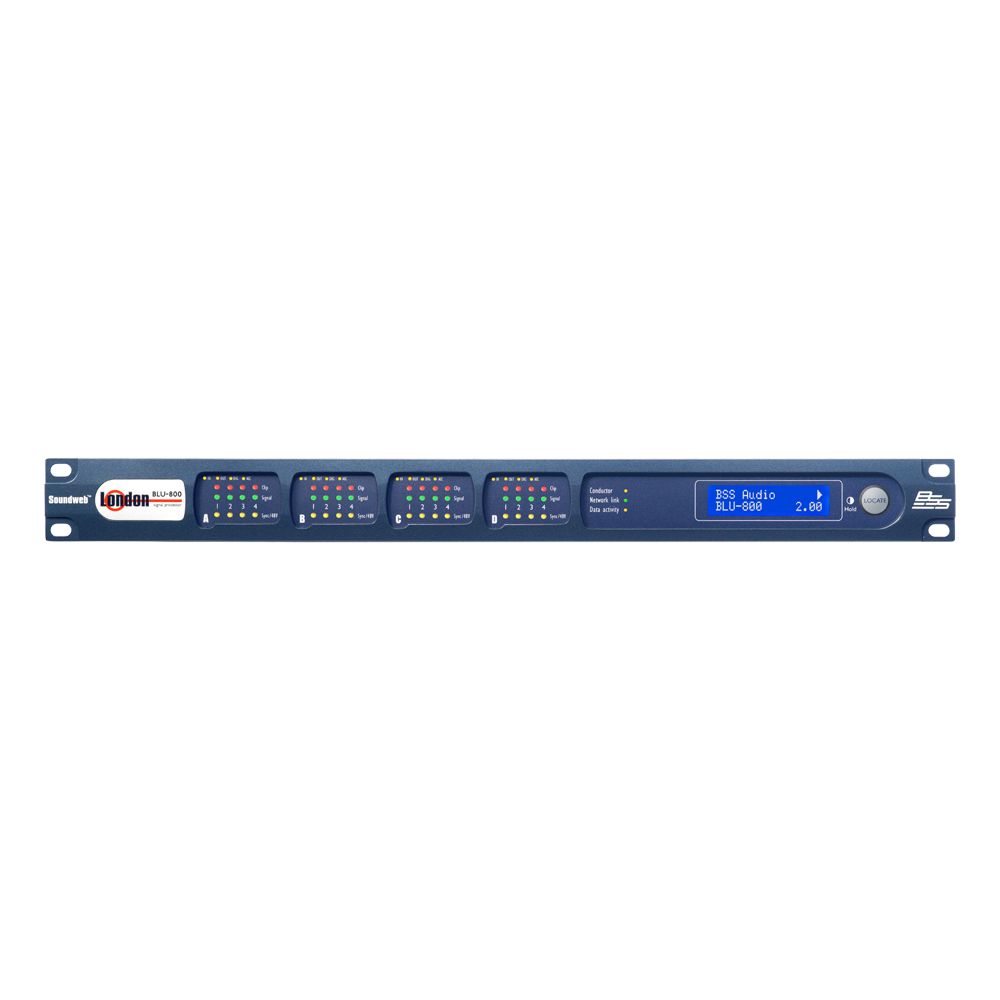 BSS BLU 800 Signal Processor with BLU link and CobraNet