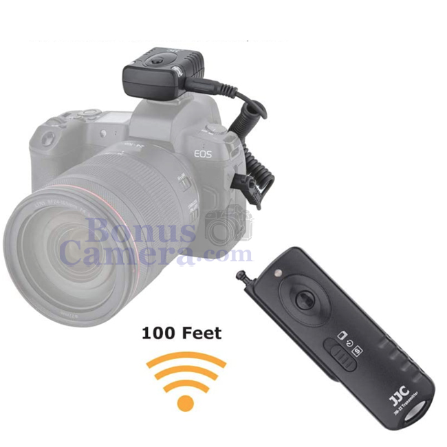 JM-A(II) รีโมตคอนโทรลไร้สาย Canon EOS R3,R5,5D Mk II,III,IV,5DS,6D,6D II,7D,7D II,50D Wireless Remote