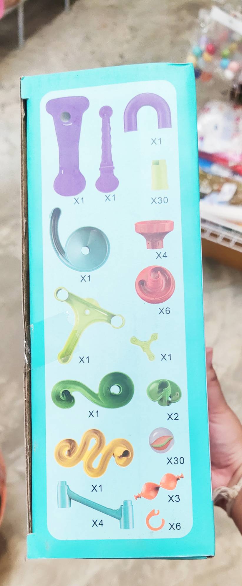 ของเล่น ข้อต่อรางสไลด์เดอร์ลูกแก้ว ตัวต่อ ลูกแก้ว ชุดตัวต่อ ของเล่นเสริมพัฒนาการเด็ก