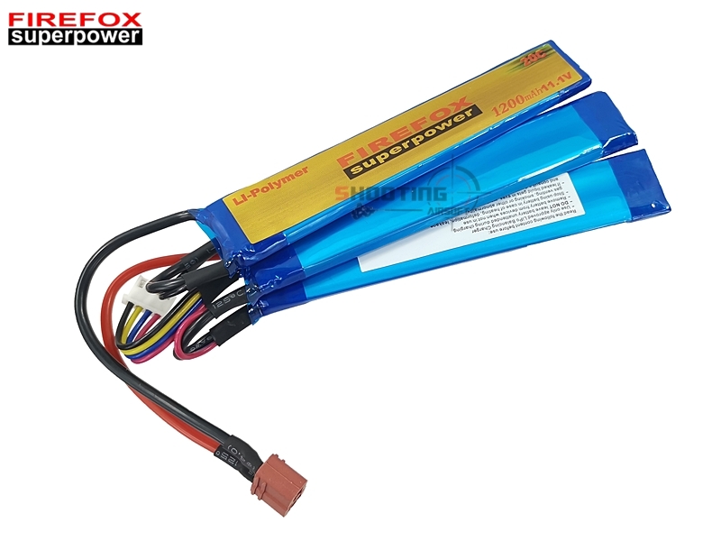 แบตลิโพ Firefox 20c 1200mAh 11.1v แยกเซลล์