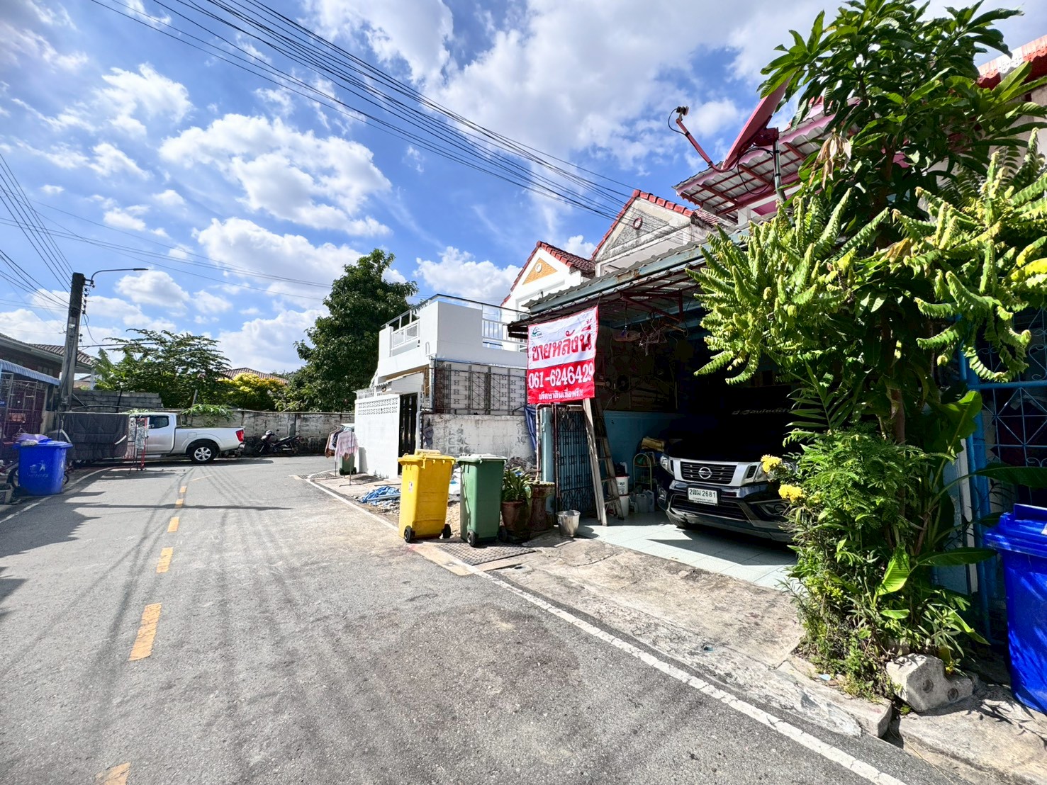 ขายทาวเฮ้าส์ บ้านเฟื่องฟ้า 9 เฟส 2 ซอยมังกร เทพารักษ์ บ้านสวยราคาดี (N.1908)