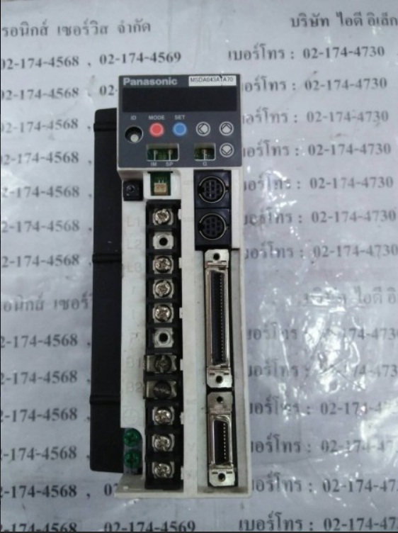 SERVO DRIVE " PANASONIC " MODEL : MSDA043A1A70