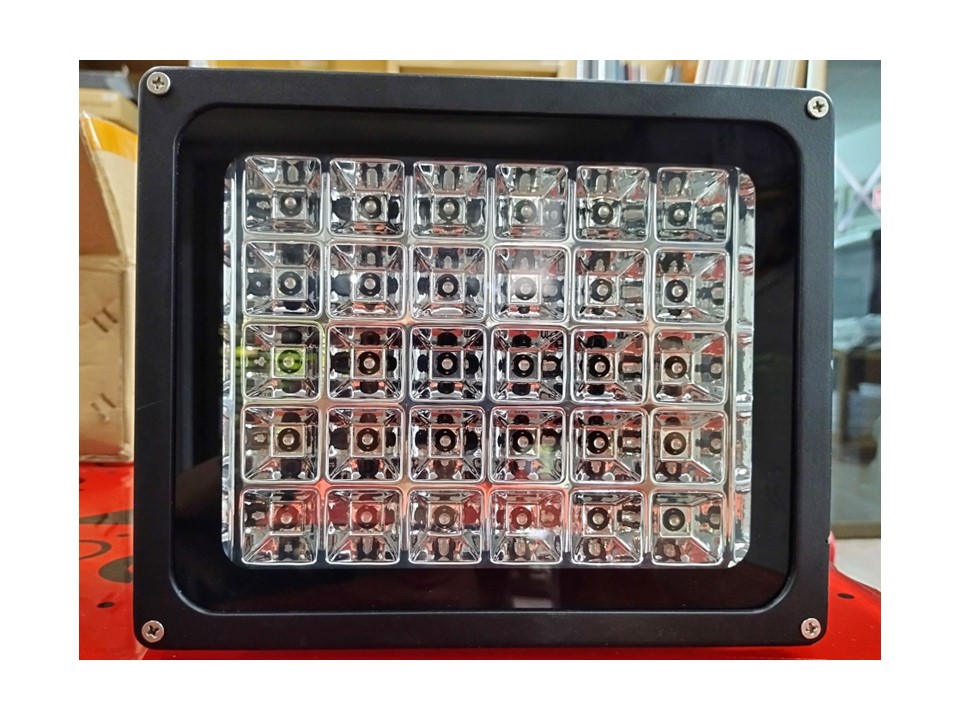 หลอดไฟยูวี โคมไฟยูวี แอลอีดี 30ดวง60W UV LED ไฟอบกาวยูวี