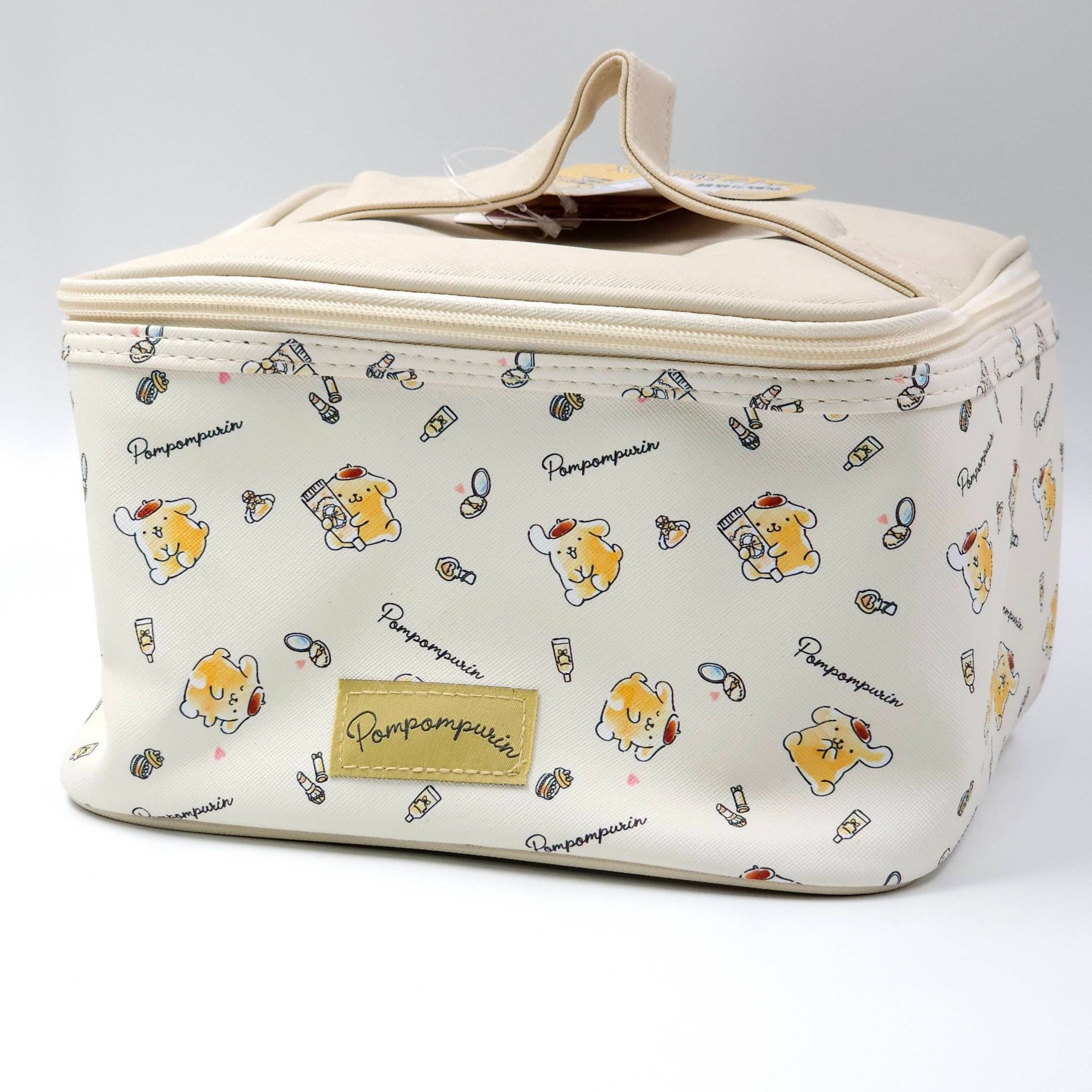 กระเป๋าเครื่องสำอาง pompompurin ลิขสิทธิ์แท้ sanrio จากญี่ปุ่น