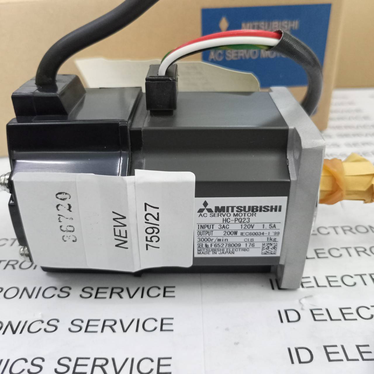 SERVO MOTOR "MITSUBISHI" MODEL : HC-PQ23