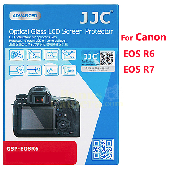 GSP-EOSR6,R7 แผ่นกระจกกันรอยจอ LCD แคนนอน EOS R6 Canon LCD Screen Protector