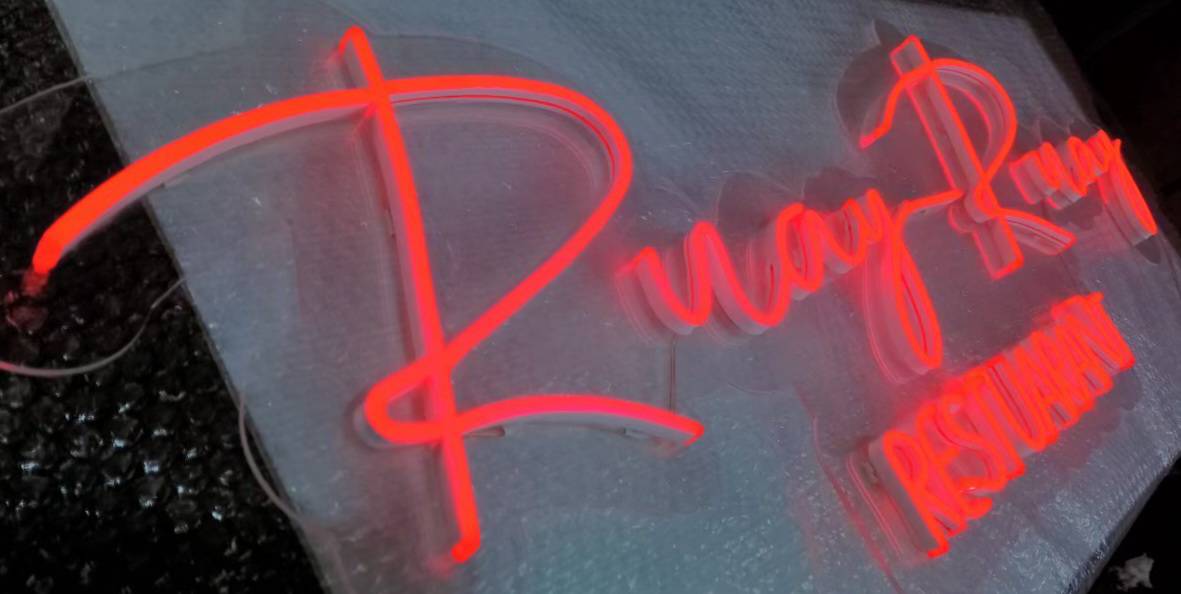 #ป้ายไฟนีออนดัดled