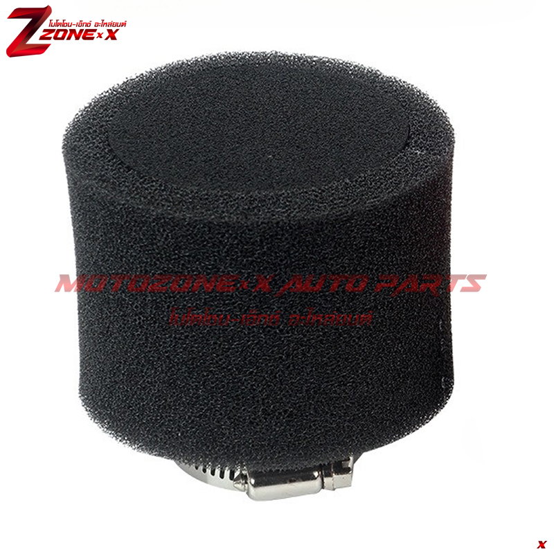 กรองอากาศ ฟองน้ำกรองอากาศ สีดำ universal fits for most motorcycle air filter with 35/38/40/42/45/48mm engine inlet. MOTOZONE-X(โมโตโซน-เอ็กซ์) อะไหล่/Part