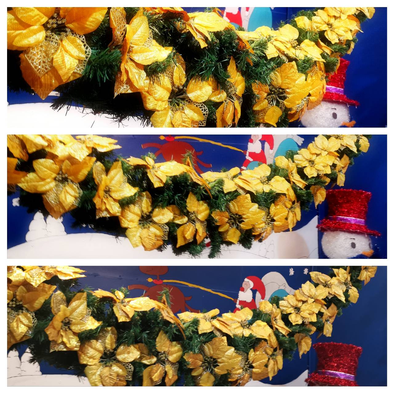 สายสนท้องช้างคริสต์มาสตกแต่ง ขนาด2.7เมตรTOP GARLAND.