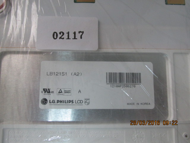 LCD PANEL " LG PHILIPS " MODEL : LB121S1
